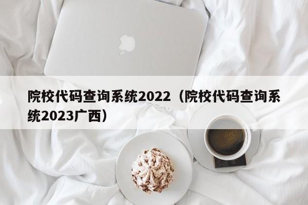 院校代码查询系统2022（院校代码查询系统2023广西）
